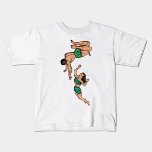 Couple of trapeze artists Kids T-Shirt